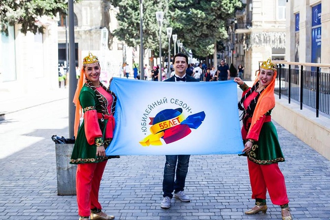 Эстафета юбилейного флага в Баку: как это было 